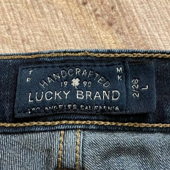 Lucky Brand size 2/26 L Charlie Baby Boot dark wash jeans - Picture 5 of 10